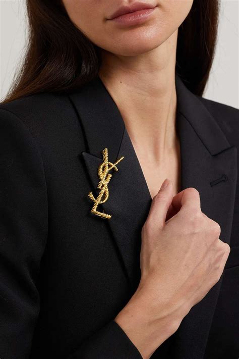 ysl crystal brooch|ysl brooch amazon my.